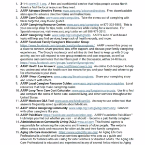 Screenshot of the last chapter resource list